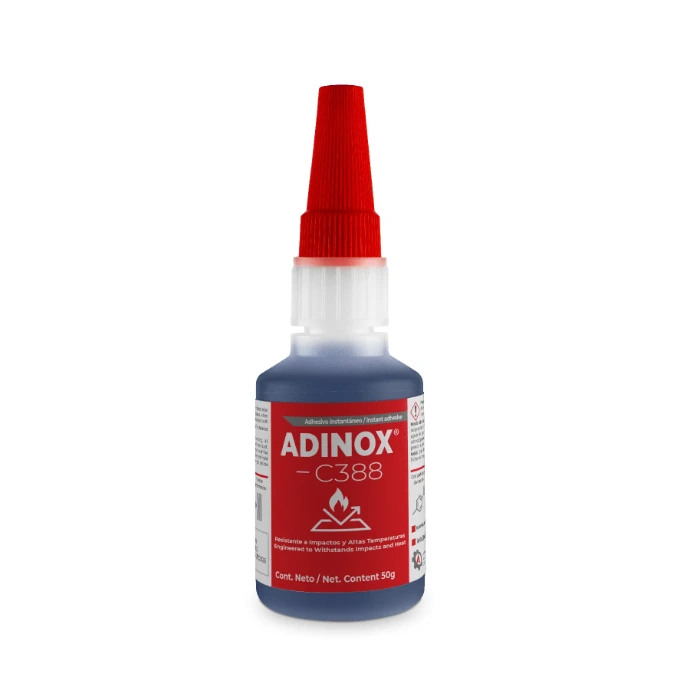 ADINOX C388 rubber-toughened cyanoacrylate 50g bottle